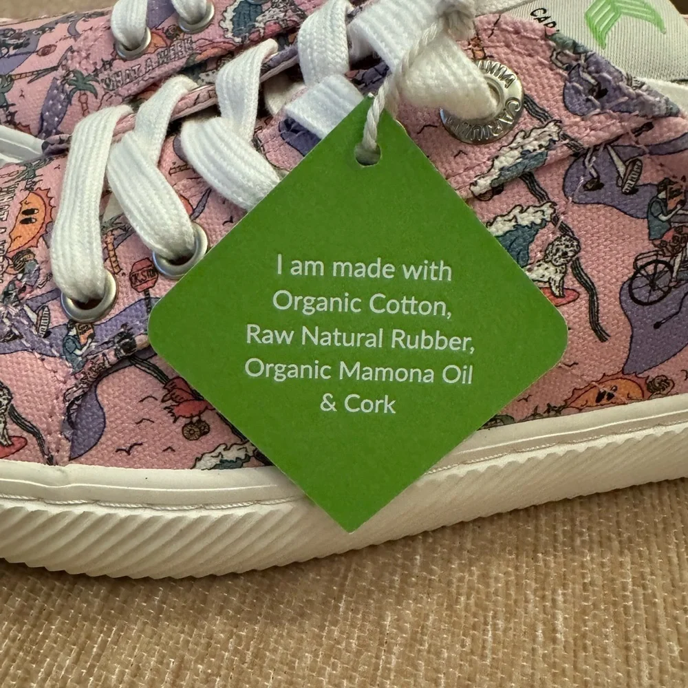 NWT! Cariuma Crooked Media Lovett or Leave It Low Sneaker, sz 7.5 - Picture 8 of 11